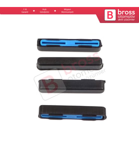 Mercedes W202 W203 W208 W209 W210 W211 W215 W219 W220 W240 W140 için Sunroof Perde Kılavuz Klipsi
