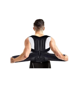 Medikal Unisex Çift Balenli Dik Duruş Korsesi Kifoz Skolyoz Korsesi Omuz Sırt Bel Korsesi