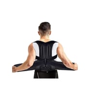 Medikal Unisex Çift Balenli Dik Duruş Korsesi Kifoz Skolyoz Korsesi Omuz Sırt Bel Korsesi