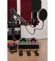 Midex GMX-1 Record Head Set Condenser Mikrofon Kulaklık Ses Kartı Canlı Yayın Paketi (Telefon ve PC)