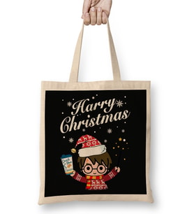 Harry Potter Harry Christmas Bez Çanta Uzun Saplı