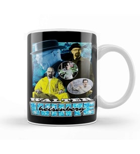 Breaking Bad Vintage Walter White Kupa Bardak Porselen