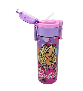 Barbie Çift Fonksiyon Kapaklı Çelik Matara 600Ml 3840