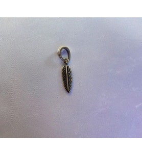 Bayan Gümüş Bileklik Uyumlu Tüy Model Charm