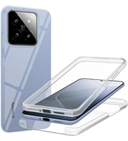 Xiaomi 14 Kılıf 360 Şeffaf Ön Arka Korumalı Şeffaf Silikon