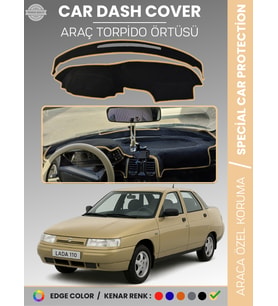 LADA 110 VEGA (1995-2007) Torpido Örtüsü Ön Panel Halı Torpido Koruma Tam Uyum Araca Özel Kaymaz