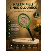 Koruma Izgaralı Güvenli Elektronik Sinek Raketi