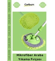 Özel Üretim Teleskopik Saplı Çizmez Uzayan Profesyonel Yedek Bezli Mikrofiber Araba Yıkama Fırçası