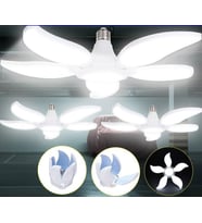 36W Pervane Mango Çiçek LED Ampül- E27- 3240 Lümen- Beyaz Işık Let Ampul