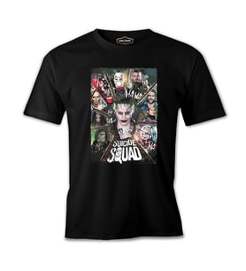 Suicide Squad - Team Siyah Erkek Tshirt