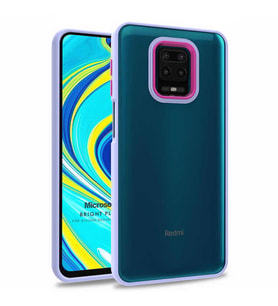 Microsonic Xiaomi Redmi Note 9 Pro Max Kılıf Bright Planet Lila