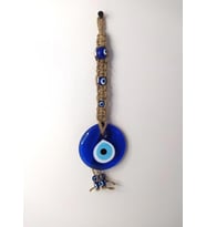 Cam Nazar Kötü Göz Kovucu Hand Made Ağaç Duvar Dekorasyonu Hasır Nazarlık Duvar Ağaç Ev Süsü