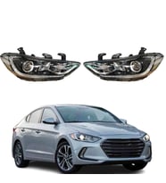 Hyundai Elentra 2016--2018 Sağ ve Sol Elektirikli Motorlu Ön Far