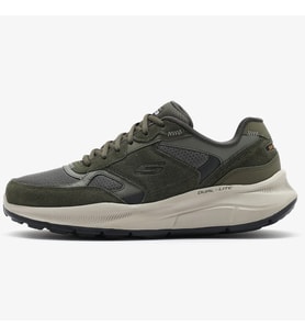 Skechers Equalizer 5.0-Rondor Memory Foam Leather Mens Sneaker Hafızalı Taban Hakiki Deri Erkek Ayakkabı Haki
