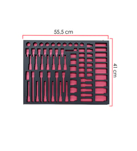 Boş Eva Havalı Takım Arabası İçin, 72 Adet, 55,5x41 cm, Torx Uzun ve Twist Lokma