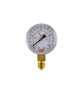 0-6 Bar Çap Ø63 Mm Arkadan Bağlantılı Kuru Tip Manometre