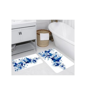 Eliana Home Baskılı 2'li Banyo Paspas Takımı RVG5267