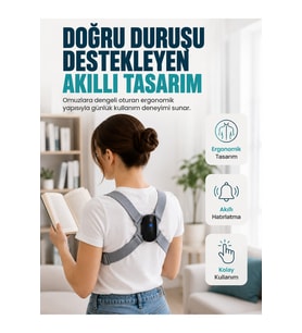 Dik Duruş Cihazı, Günlük Kullanım İçin Titreşim Uyarılı Akıllı Destek