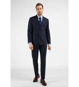 Lacivert Kırlangıç Yaka 6 Drop Slim Fit Takım Elbise 1001255172