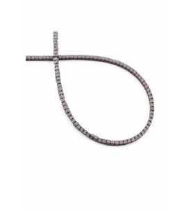 Hematit Doğal Taş Mat Gri Küp Kesim 2x2mm Dizi [AA]