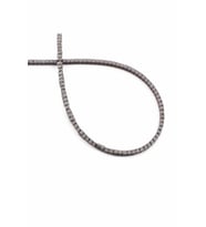 Hematit Doğal Taş Mat Gri Küp Kesim 2x2mm Dizi [AA]