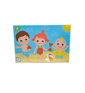 Laço Kids Cocomelon 24 Parça Frame Plaj Puzzle CO7793 Cocomelon Çocuk Puzzle