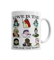 AMOR E A CURA Kupa Bardak Porselen