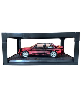 1:24 Metal Model Koleksiyon Araba BMW M3 Karartılı Kırmızı 19 Cm (Döner Ön Tekerler)
