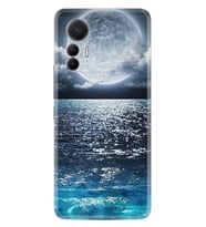 Xiaomi 12 Lite Kılıf Resimli Desenli Baskılı Silikon Great Moon 1301