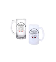Ghostbastır Design Çıplak Kuzenler Kulplu Bira Bardağı Buzlu veya Şeffaf Seçenekli 049