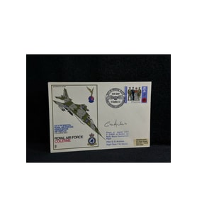 1972 İngiltere Kraliyet Hava Kuvvetleri RAF COLERNE ROYAL AİR FORCE FDC İlk Gün Zarfı Islak İmzalı