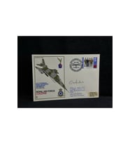 1972 İngiltere Kraliyet Hava Kuvvetleri RAF COLERNE ROYAL AİR FORCE FDC İlk Gün Zarfı Islak İmzalı