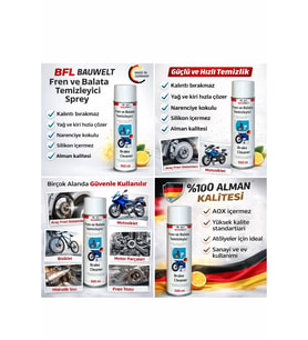 BAUWELT Fren ve Balata Temizleyici 500ml (Made in Germany)