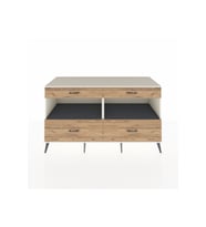 Kronos Konsol 2 Raflı 4 Çekmeceli  176x59x99 Aytaşı-Antrasit/Çam