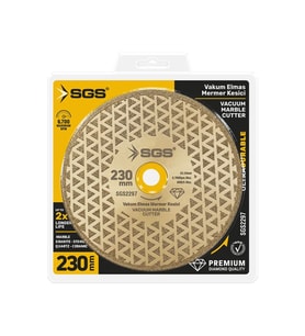 SGS2297 Vakum Elmas Mermer Granit Seramik Kesici 230mm