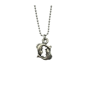 Yin Yang Balık Figürlü Unisex Kolye – Antik, Spiritüel ve Özgün Tasarım