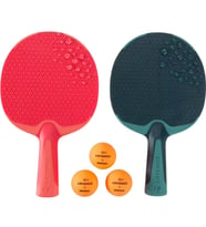 Artengo Ppr130 Plastik Raket Seti ( 3 Top+ 2 Raket )