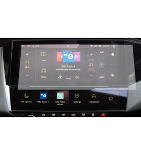 Peugeot 408 10 inç Mat Ekran Koruyucu Multimedya Şeffaf (Şeffaf Hologram)