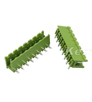 8 Pin Geçmeli Klemens 90' Erkek 5.08mm Yeşil