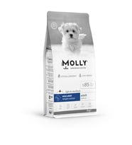 Molly Mini Irk Kısırlaştırılmış Köpek Maması Somonlu 2 Kg (Beyaz)