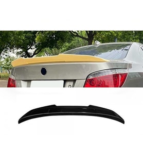 Bmw E60 PSM Bagaj Üstü Spoiler Parlak Siyah Spoyler Plastik İthal 2004-2010