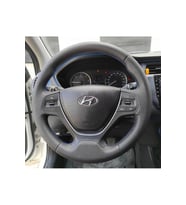 Hyundai I20 2015-2018 Tam Uyumlu Direksiyon Kılıfı (NOKTA DÜZ MAVİ DİKİŞLİ)