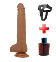 Odins Shop Belden Bağlamalı 28 cm Gerçekçi Uzun Dildo - Dick