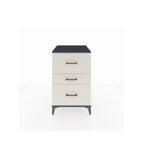 Kronos Komodin 3 Çekmeceli 60x59x96 Antrasit-Aytaşı