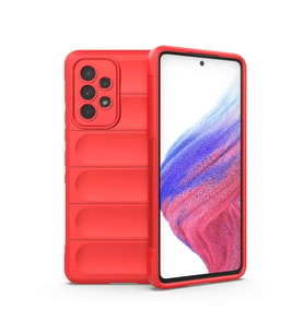 Galaxy A53 5G Kılıf Optimum Silikon - Kırmızı