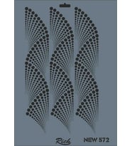 Mey İthalat® Rich New Seri N-572 Stencil 35x25 cm