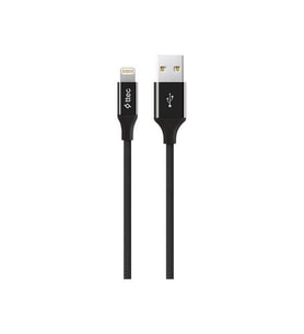 Ttec 2DK16S Alumicable Iphone Lightning Uyumlu Şarj ve Data Kablosu Siyah