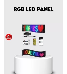 Rgb Led Panel – Usb Güç Girişli, Gıf Ve Yazı Gösterimli Akıllı Ekran