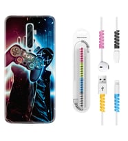 Oppo Reno 2Z 4 Lite 4 Pro 5 6 7 A31 Kılıf Kablo Koruma Spiral Silikon Play Me 1757