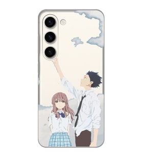 Samsung Galaxy S23 Uyumlu A Silent Voice Tasarımlı Şeffaf Telefon Kılıfı